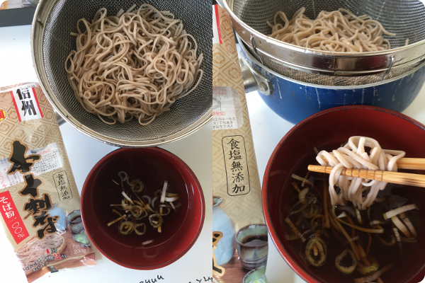 コシのある十割乾麺そば