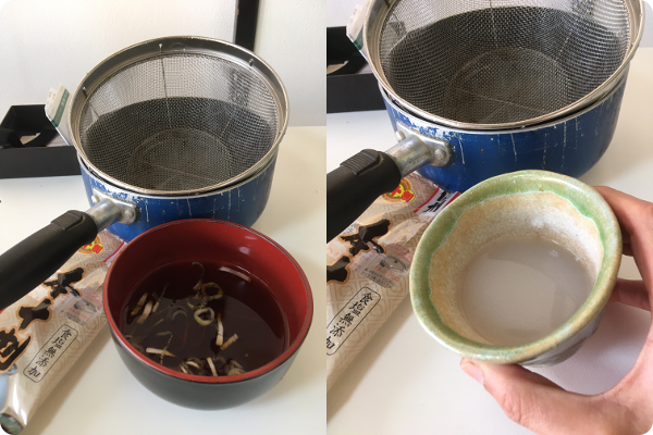 無添加のそば湯